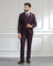 Three Piece Purple Textured Formal Suit - Monto