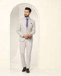 Textured 2 Pcs Suit In Grey (Games) - Blackberrys