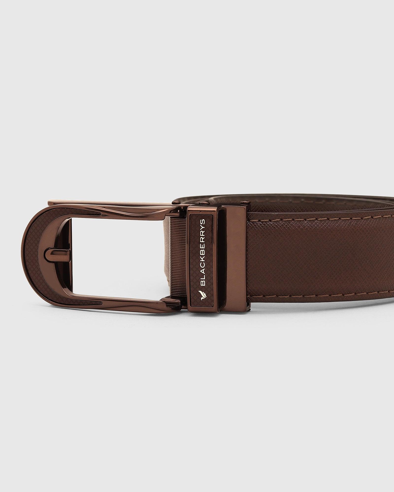 Textured Belt In Brown (New Galenia) - Blackberrys
