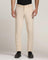 Slim Comfort B-95 Casual Beige Textured Khakis - Moon