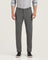 Super Slim Phoenix Casual Black Textured Khakis - Joffrey