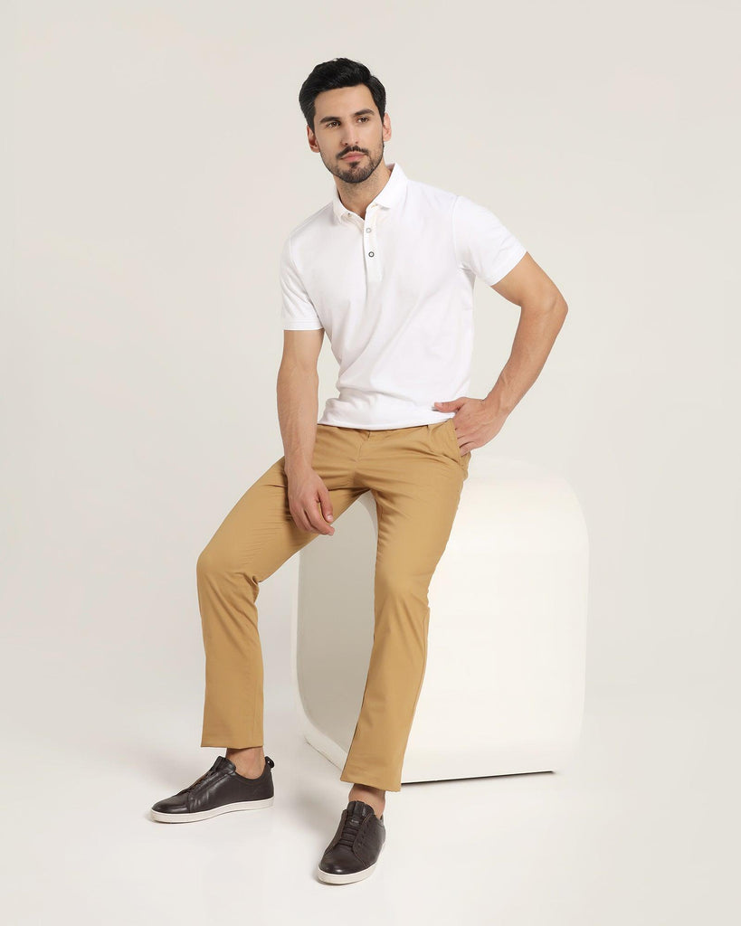 Slim Comfort B-95 Casual Khaki Textured Khakis - Cratus