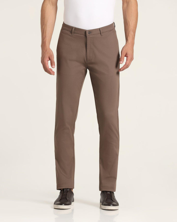 Slim Comfort Casual Mouse Textured Khakis - Frado