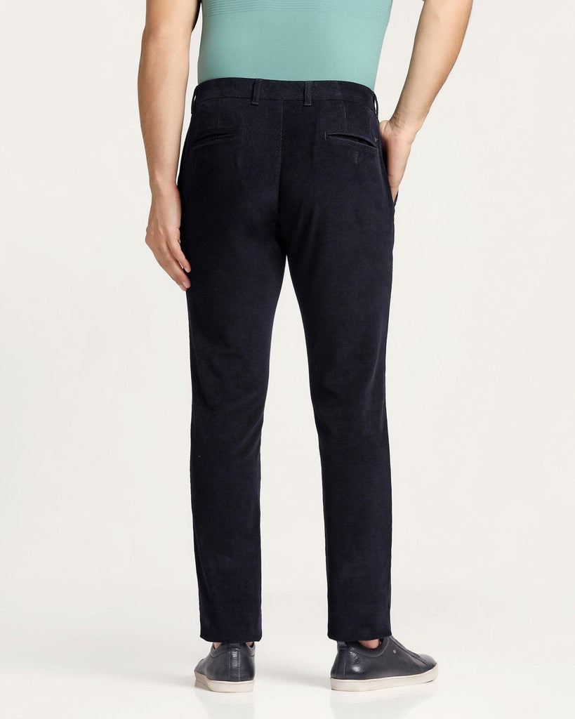 Slim Fit B-91 Casual Navy Textured Khakis - Shelter