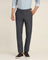 Temp Tech Slim Comfort B-95 Casual Navy Textured Khakis - Clare