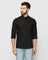 Casual Black Textured Shirt - Volt