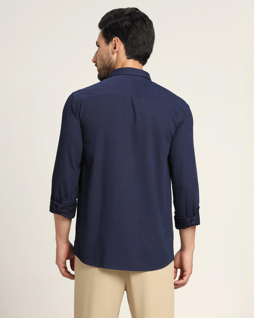 Casual Indigo Textured Shirt - Beck