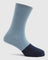 Cotton Blue Textured Socks - Robinson