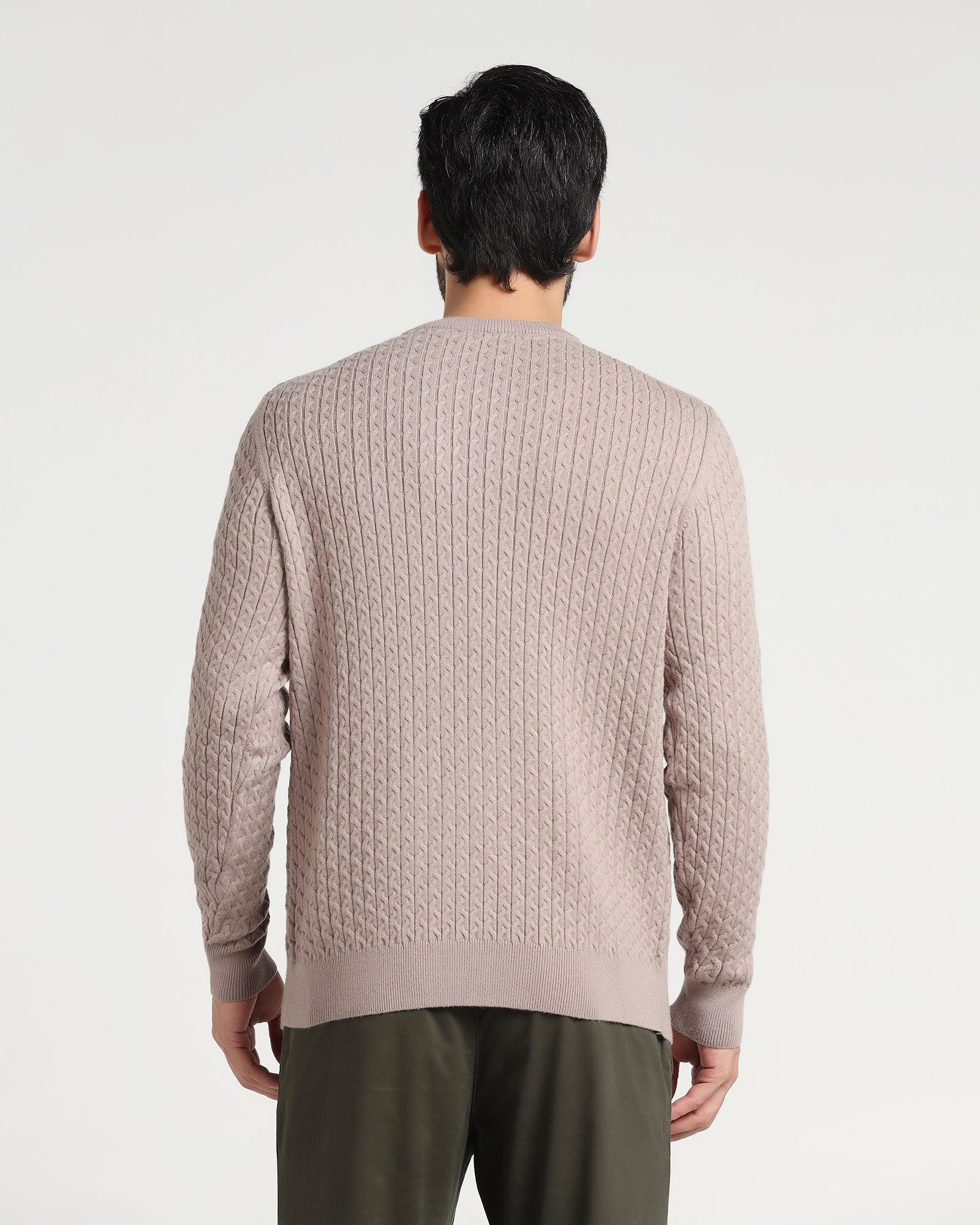 Only Yourself Beige 2024 Knit Sweater