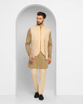 Textured Ethnic 6X Suit In Beige (Cosmo) - Blackberrys