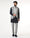 Grey Swarn Textured Achkan Set - Cortez