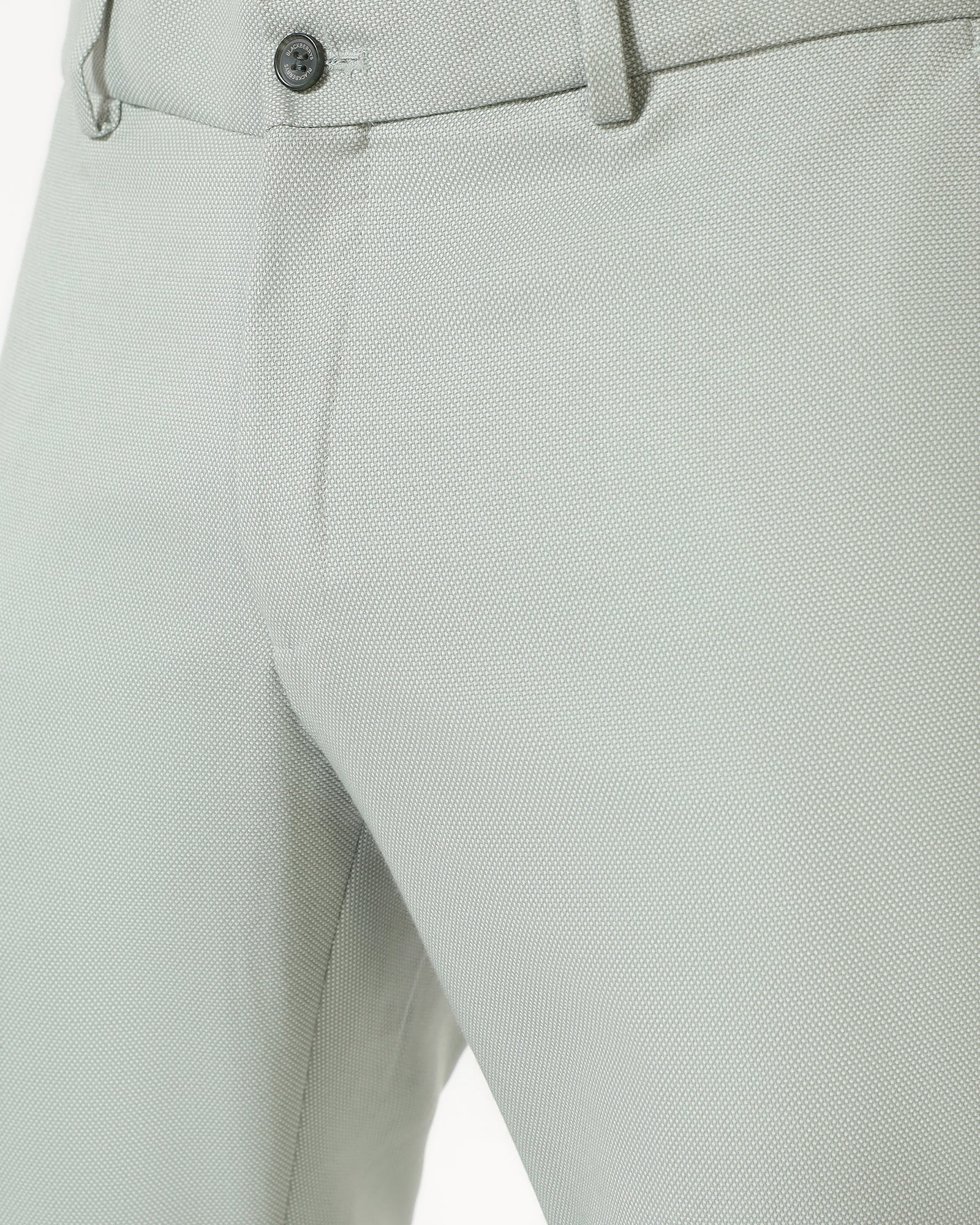 Mint Swarn Textured Achkan Set - Cortez