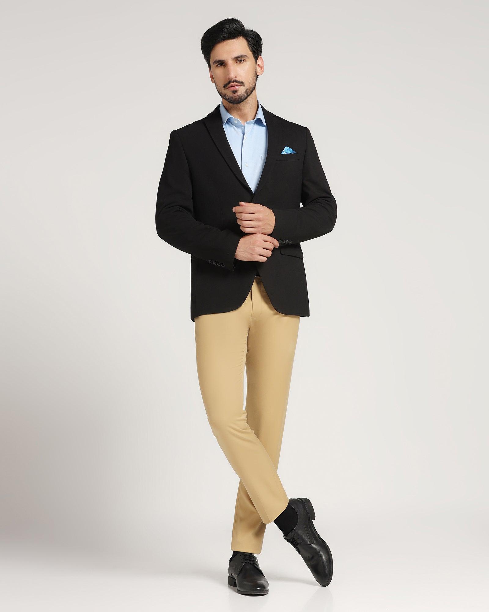 Gray Trousers with Black Jacket | Hockerty