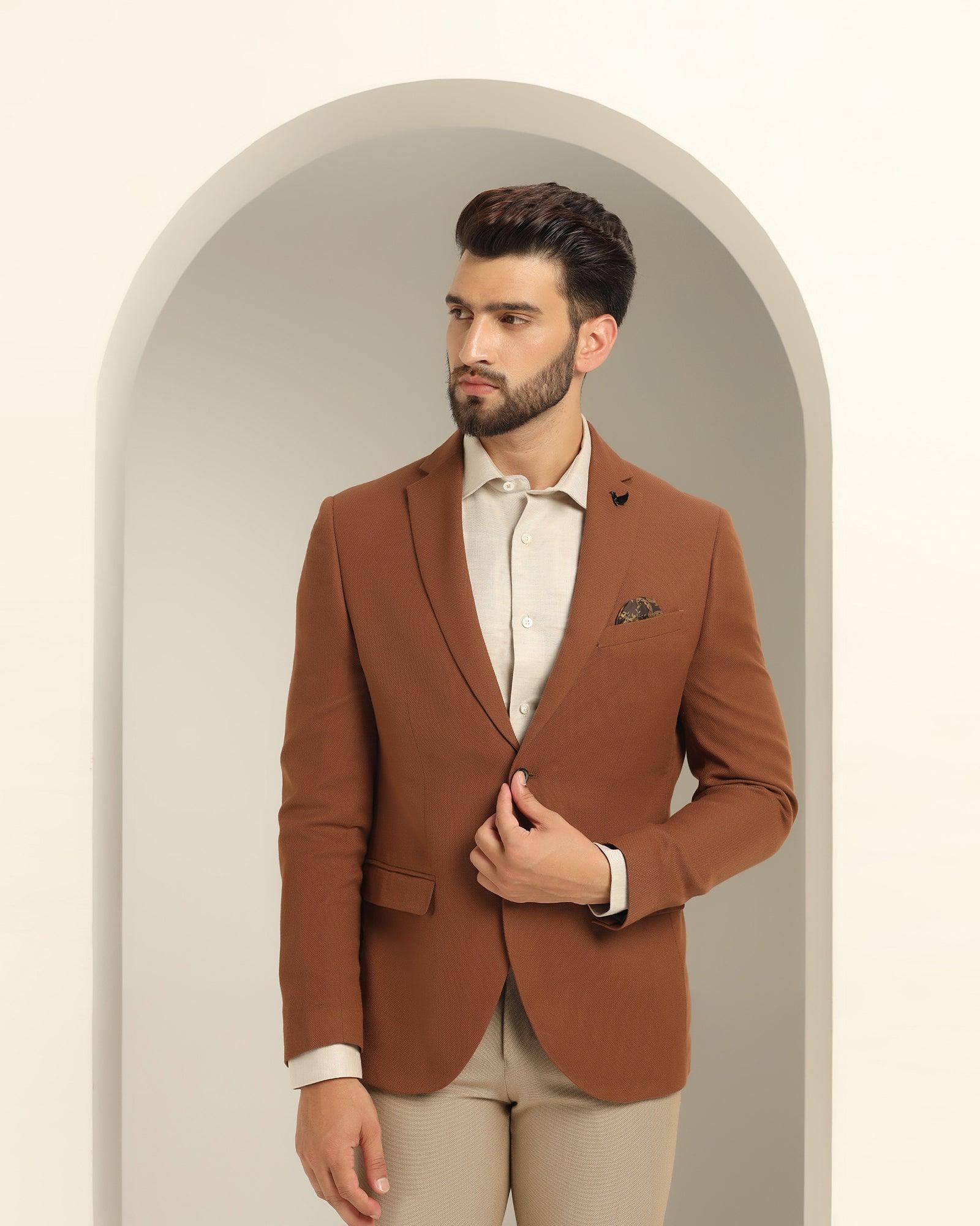 Dress Dark Brown Blazer For Men Brown Linen Blazer Jacket For Men