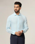 Textured Formal Shirt In Aqua (Greet) - Blackberrys