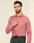 Textured Formal Shirt In Dusty Pink (Quint) - Blackberrys