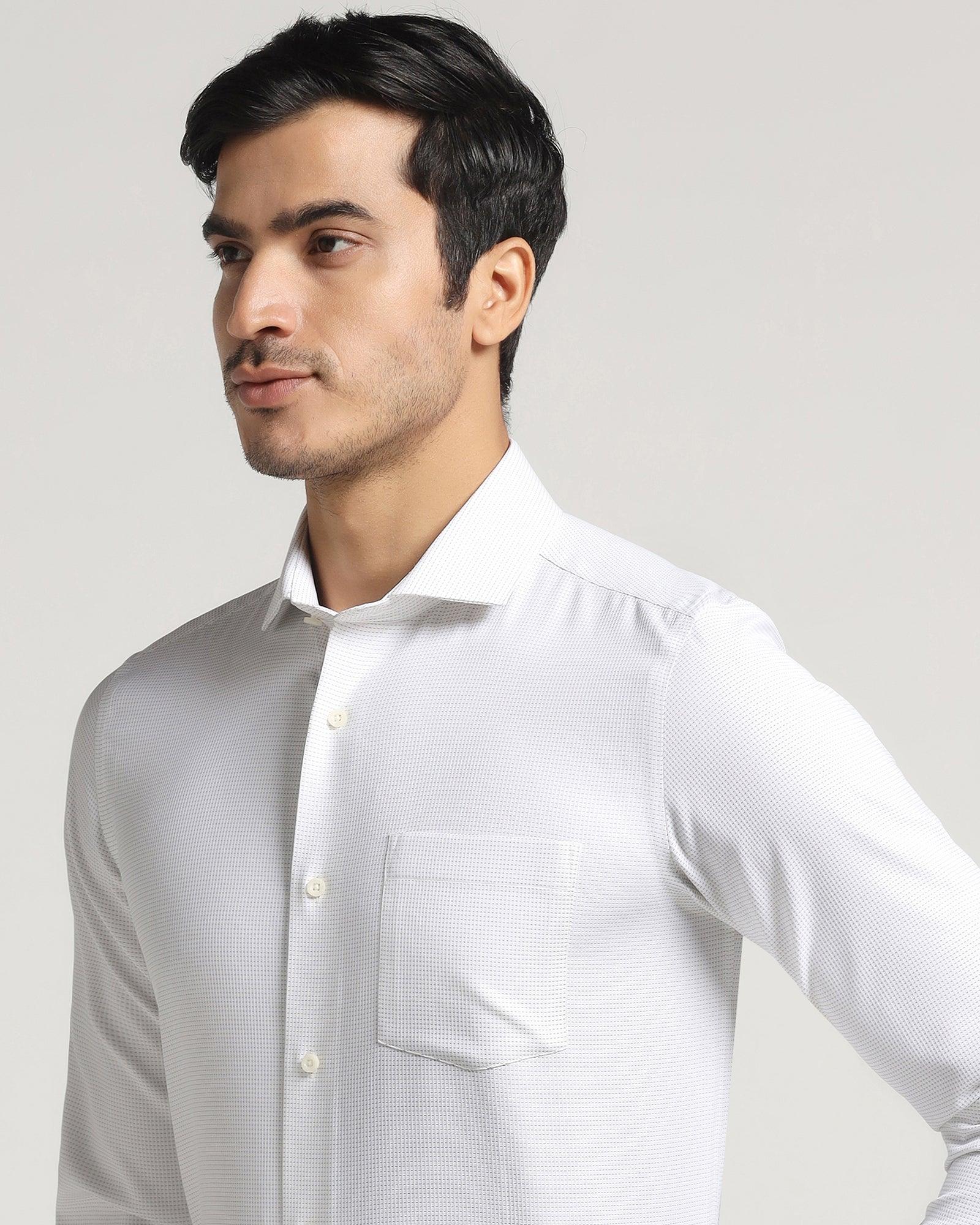 Formal Ivory Textured Shirt Daze