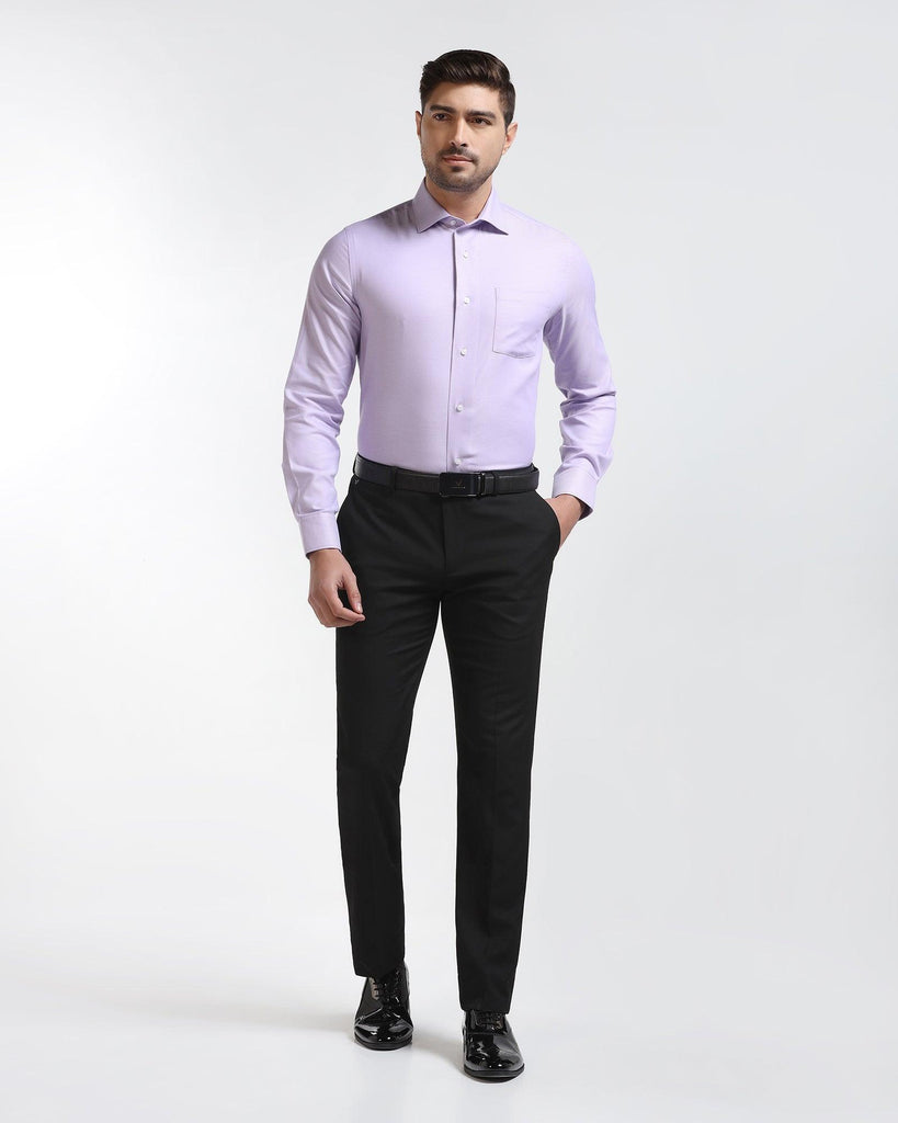 Formal Lilac Textured Shirt - Mater