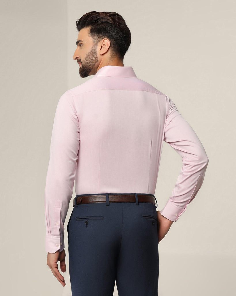 Temp Tech Formal Pink Textured Shirt - Pound