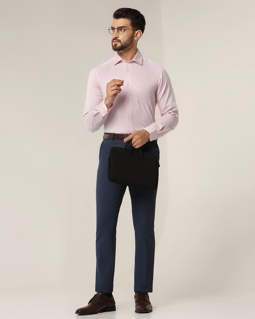 Temp Tech Formal Pink Textured Shirt - Pound