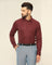 Non Iron Formal Red Textured Shirt - Dofon