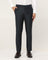 Slim Fit B-91 Formal Dark Green Textured Trouser - Shane