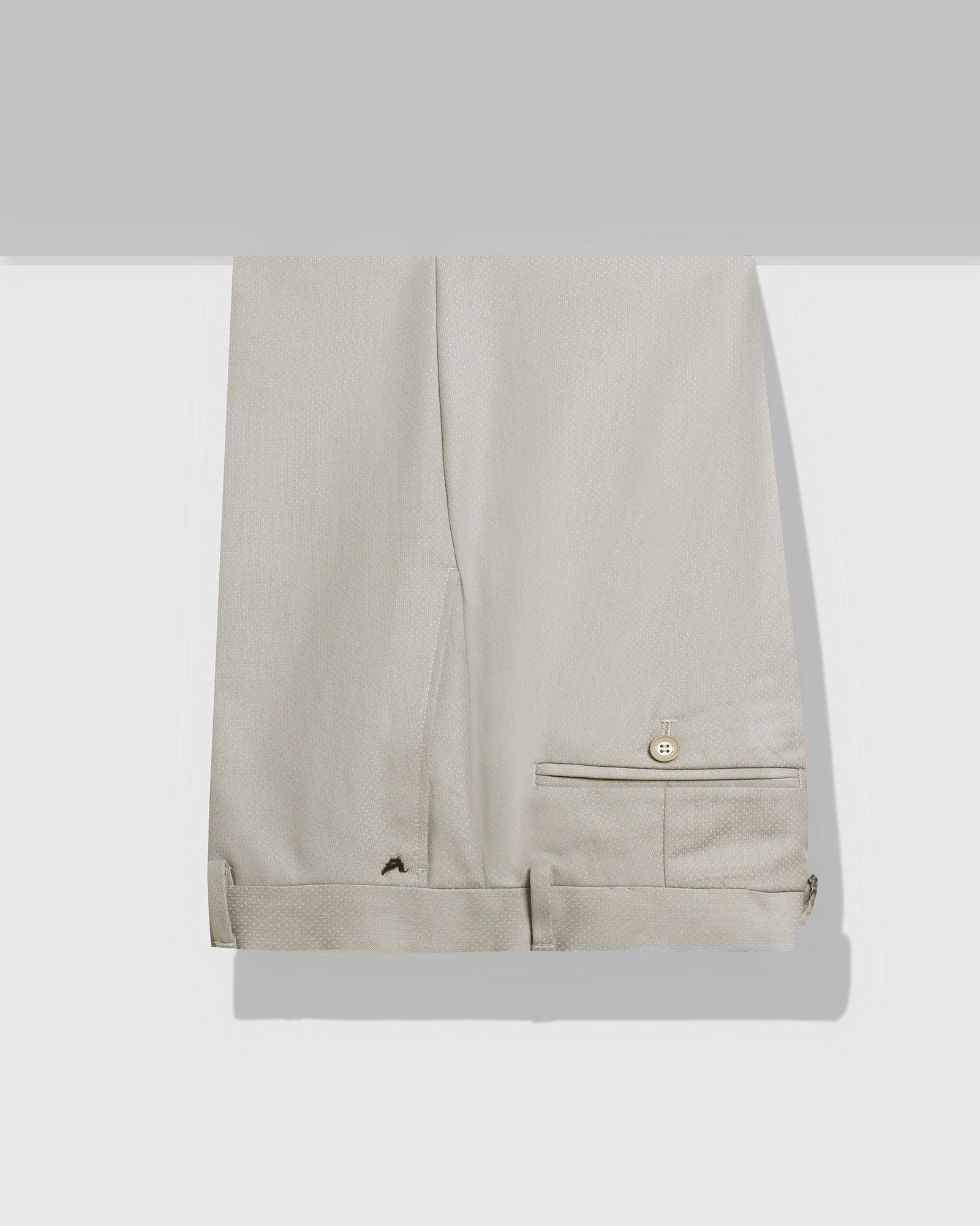 Slim Comfort B-95 Formal Mint Textured Trouser - Cane