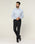 Slim Fit B-91 Formal Navy Textured Trouser - Reader