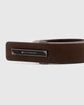 Textured Single Side Belt In Brown (New Kric) - Blackberrys