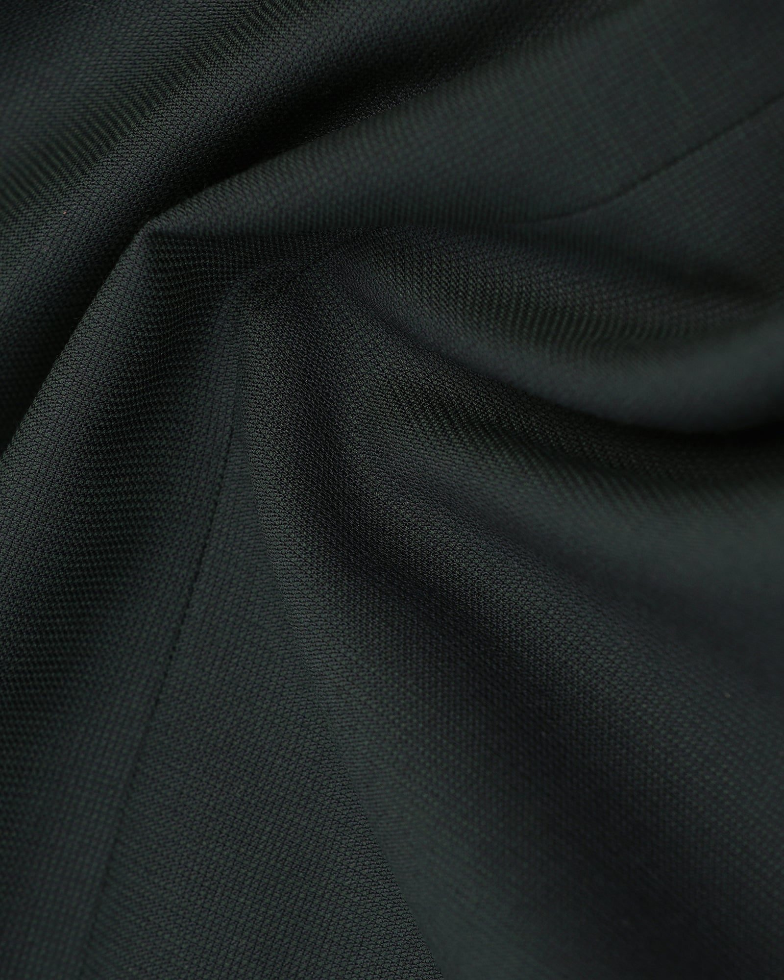 Three Piece Green Textured Formal Suit - Macren