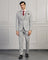 Three Piece Grey Check Formal Suit - Forex