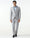 Three Piece Grey Textured Formal Suit - Kennie