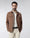 Tobacco Brown TechPro Solid Zipper Jacket - Bud