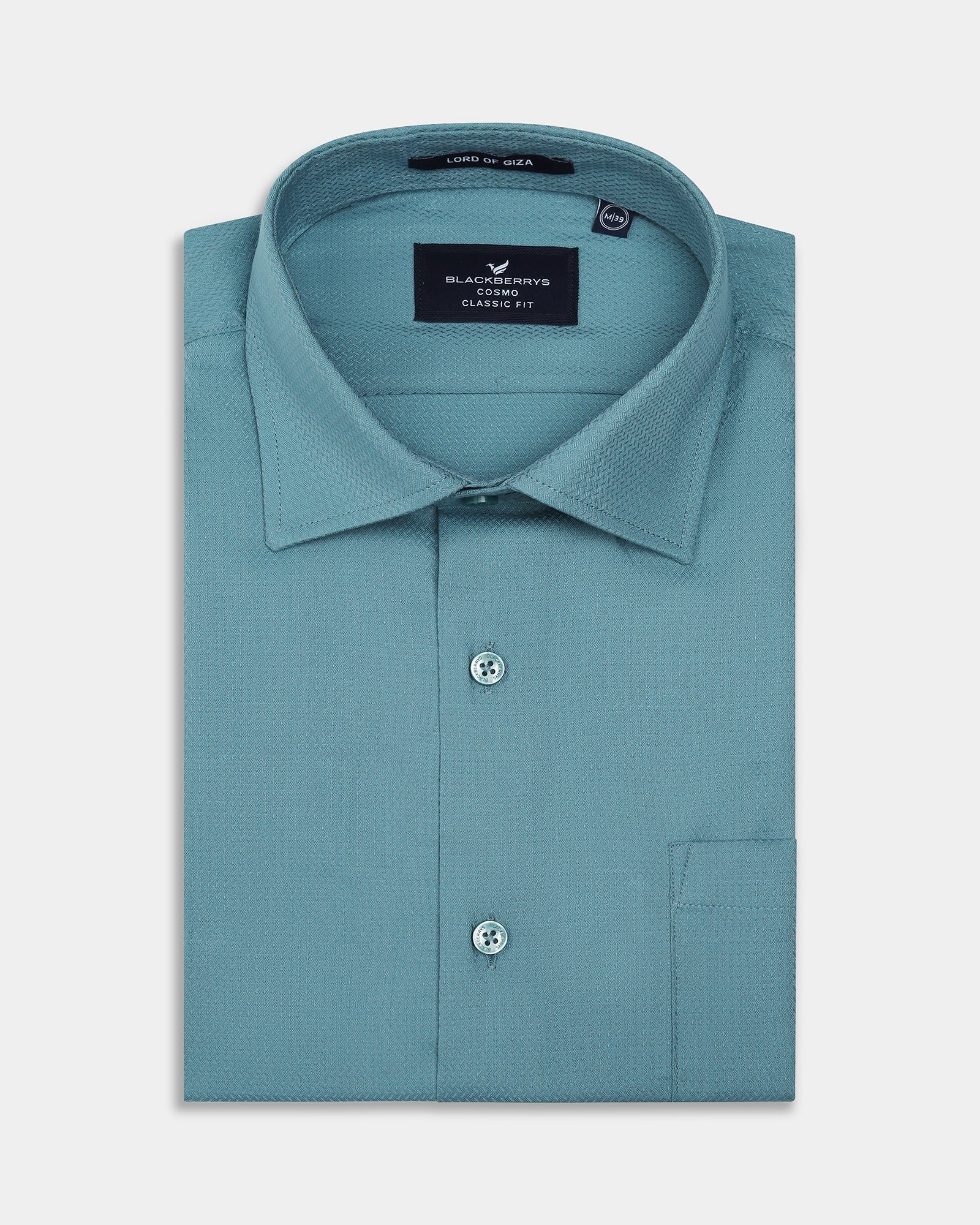 Turquoise Textured Shirt - Birch