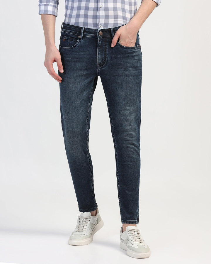 Ultrasoft Skinny Cropped Fiji Fit Indigo Blue Jeans - Ava