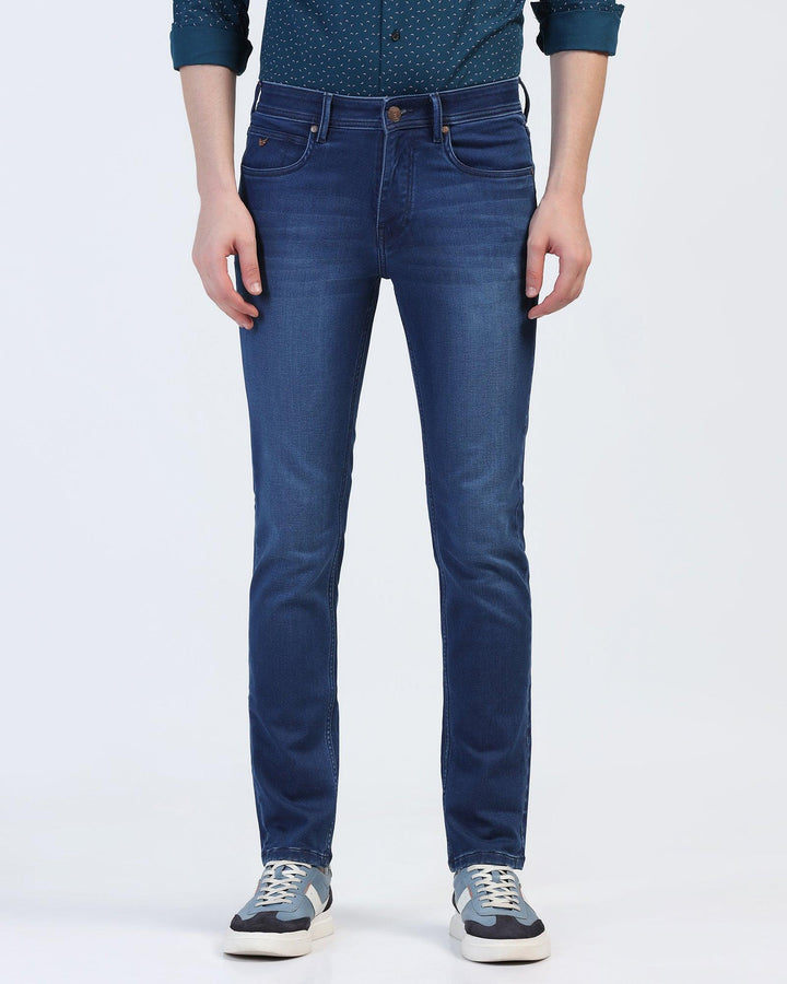 Ultrasoft Slim Yonk Fit Indigo Blue Jeans - Sarah