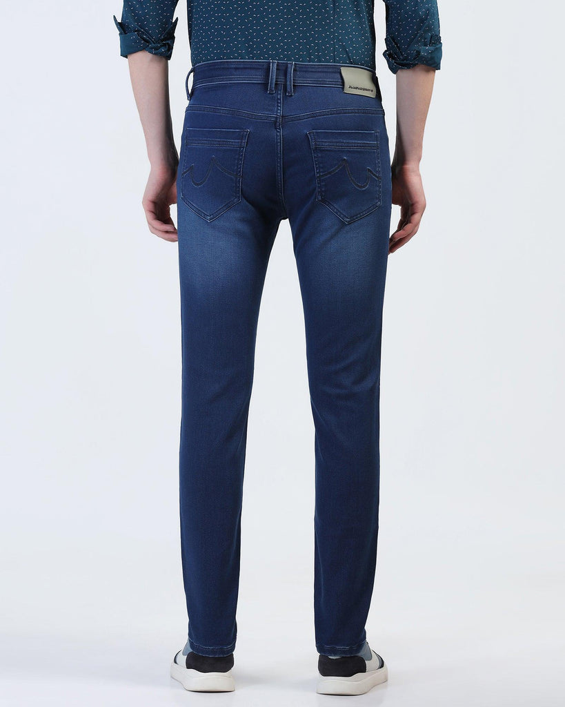 Ultrasoft Slim Yonk Fit Indigo Blue Jeans - Sarah