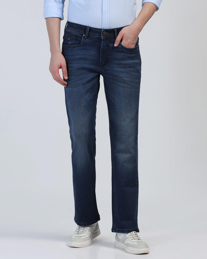 Ultrasoft Straight Comfort Duke Fit Indigo Blue Jeans - Poppy