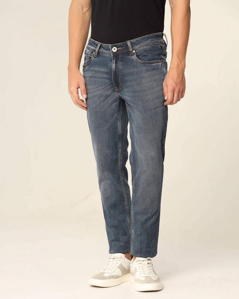 Ultrasoft Slim Comfort Buff Fit Indigo Blue Jeans - Roger