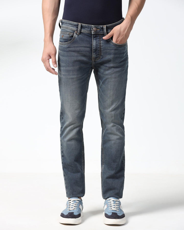 Ultrasoft Slim Yonk Fit Indigo Blue Jeans - Lancer