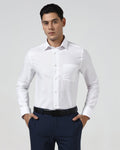 White Luxe Solid Shirt - Quebec