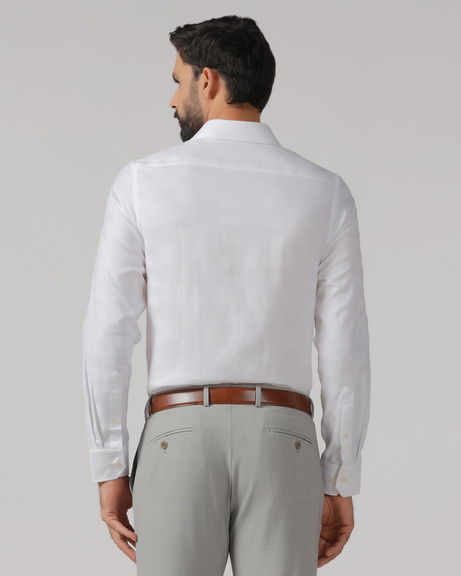 White Check Shirt - Rainer