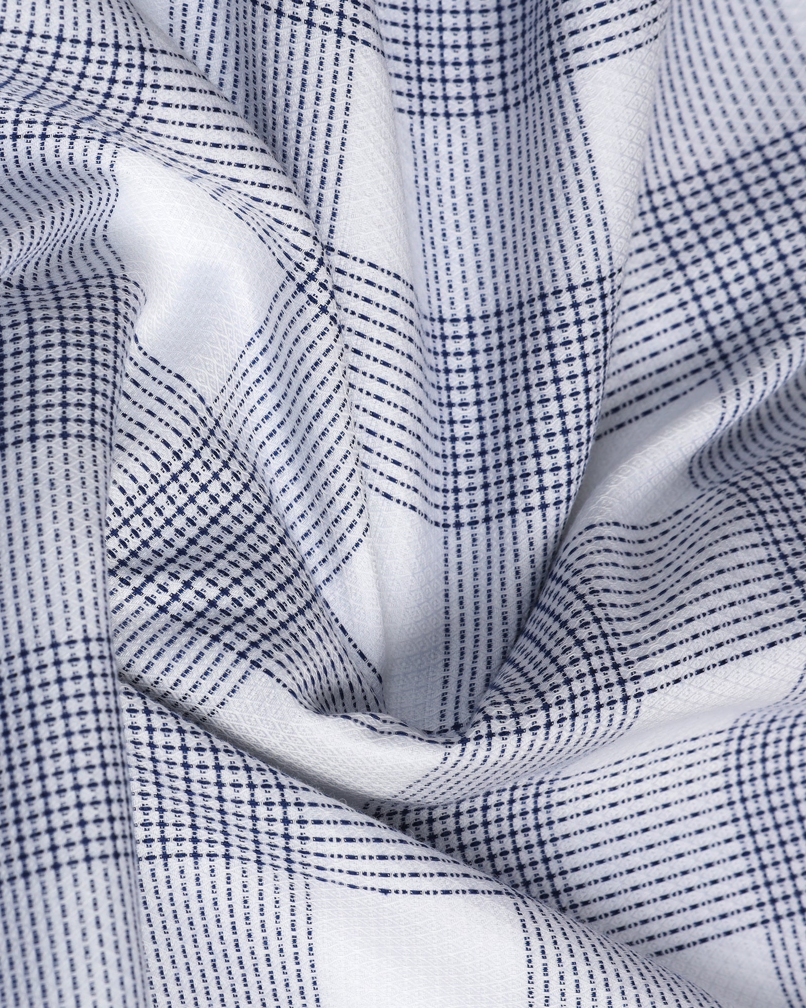 White Check Shirt - Recom