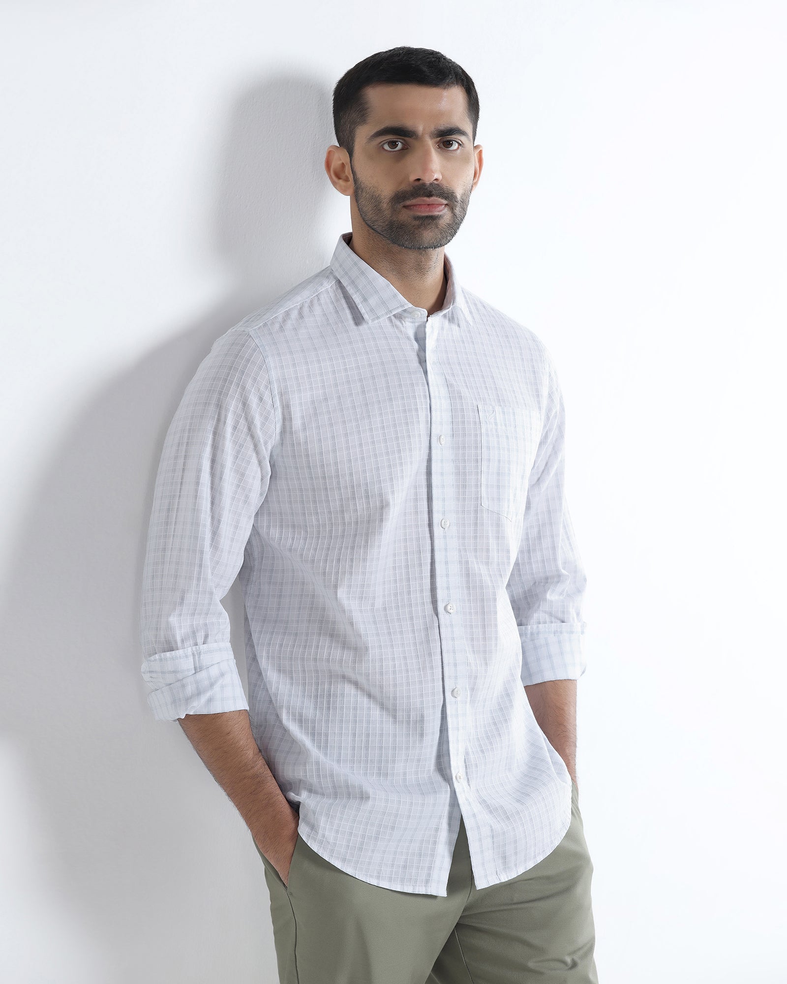White Check Shirt - Remon