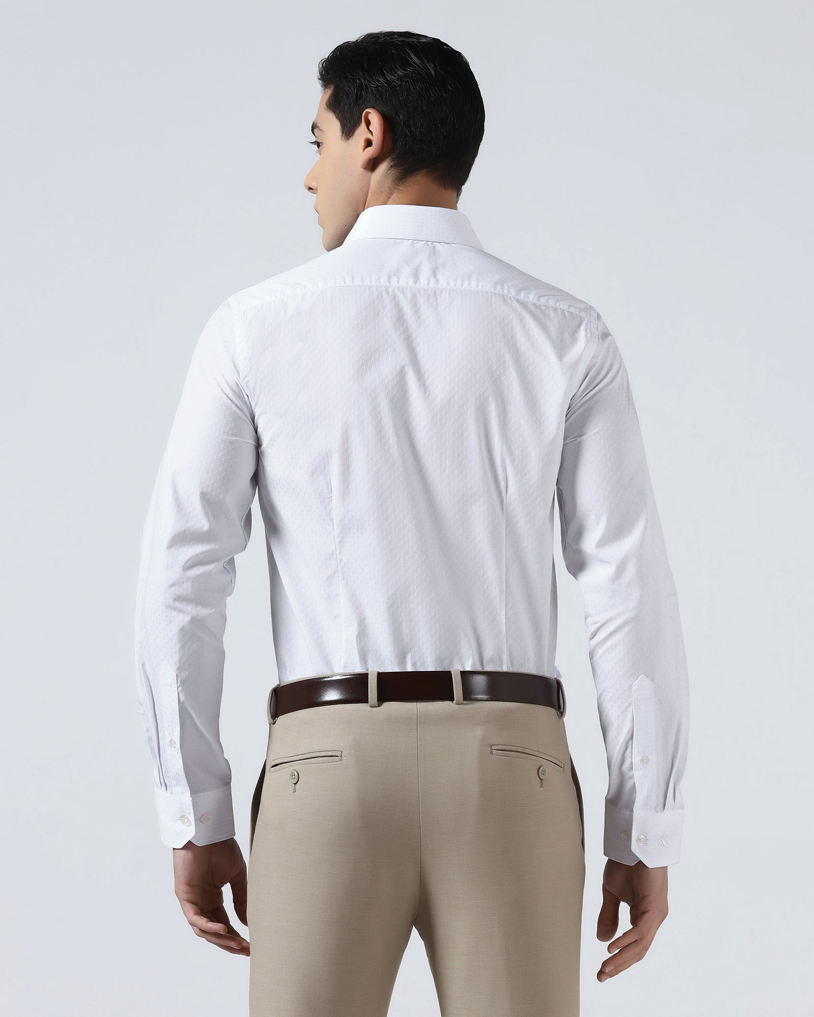 White Check Shirt - Shadow