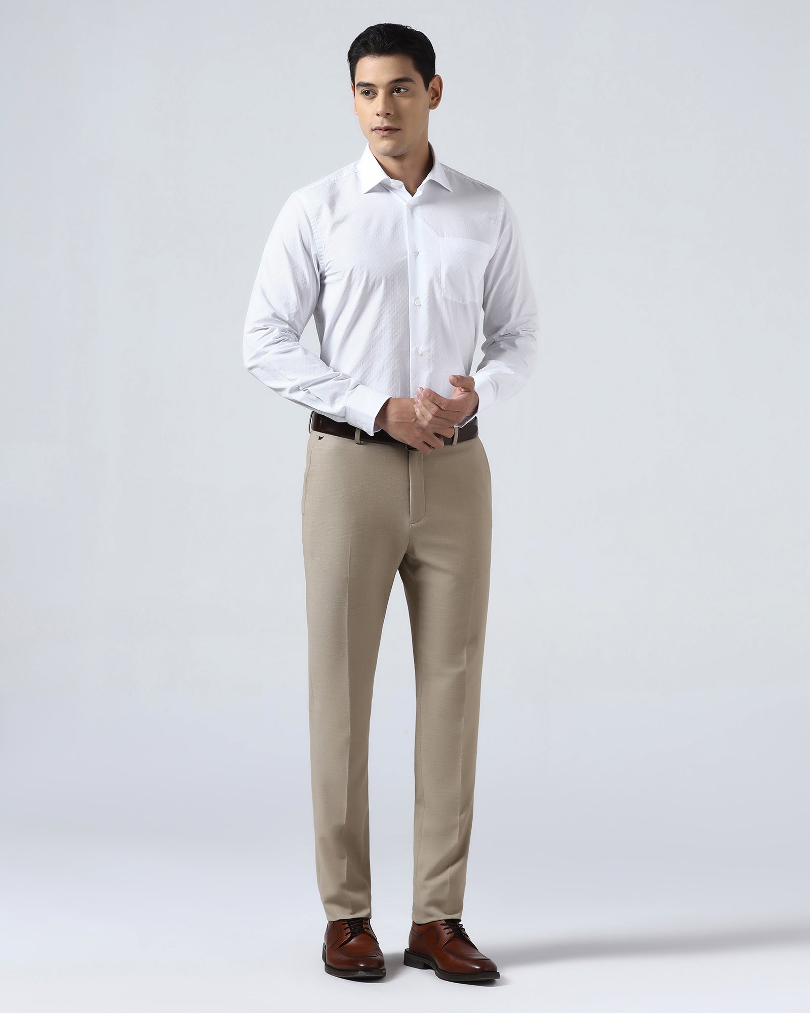 White Check Shirt - Shadow