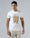 White Crew Neck Printed T-Shirt - James