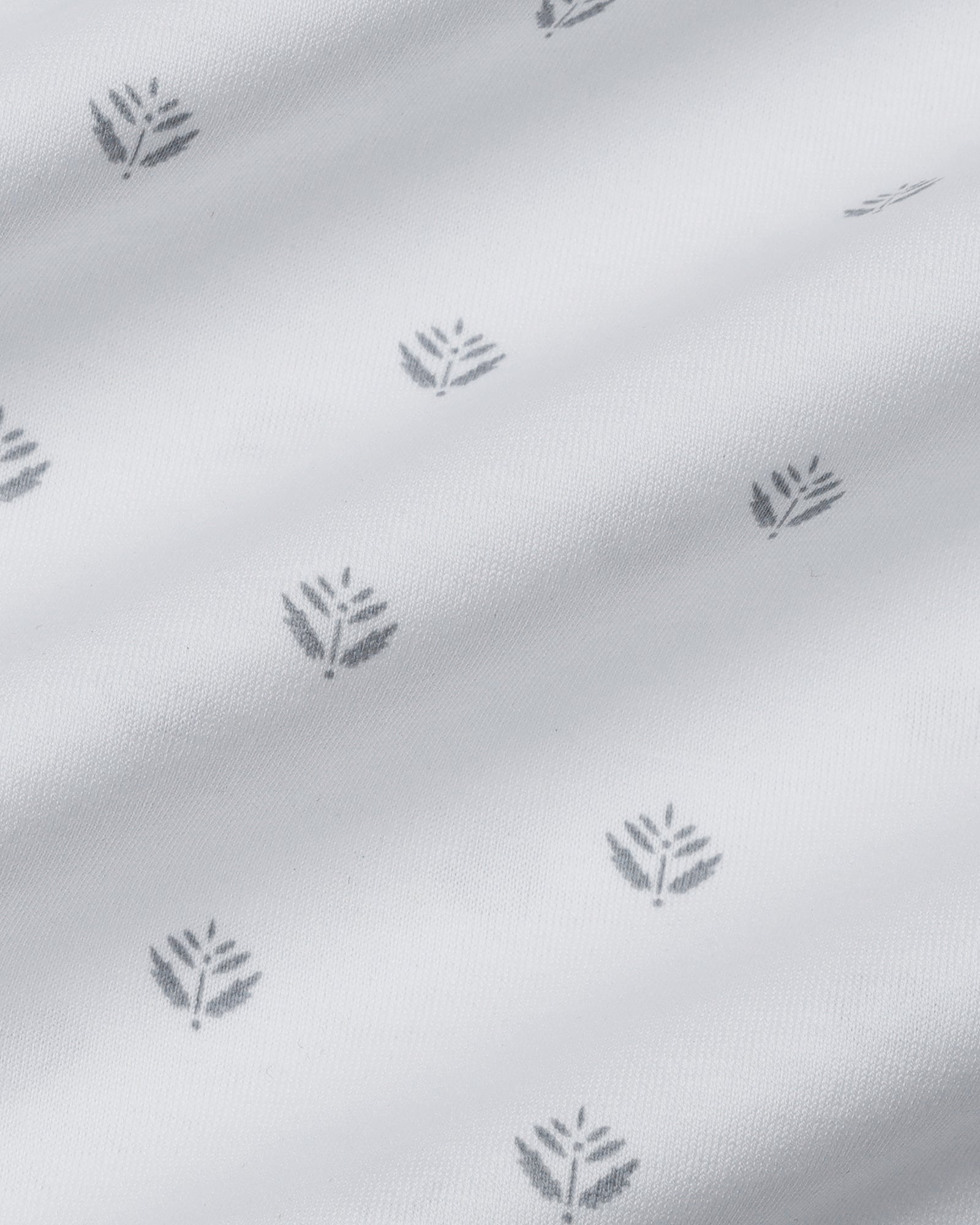 White Printed Polo - Joey