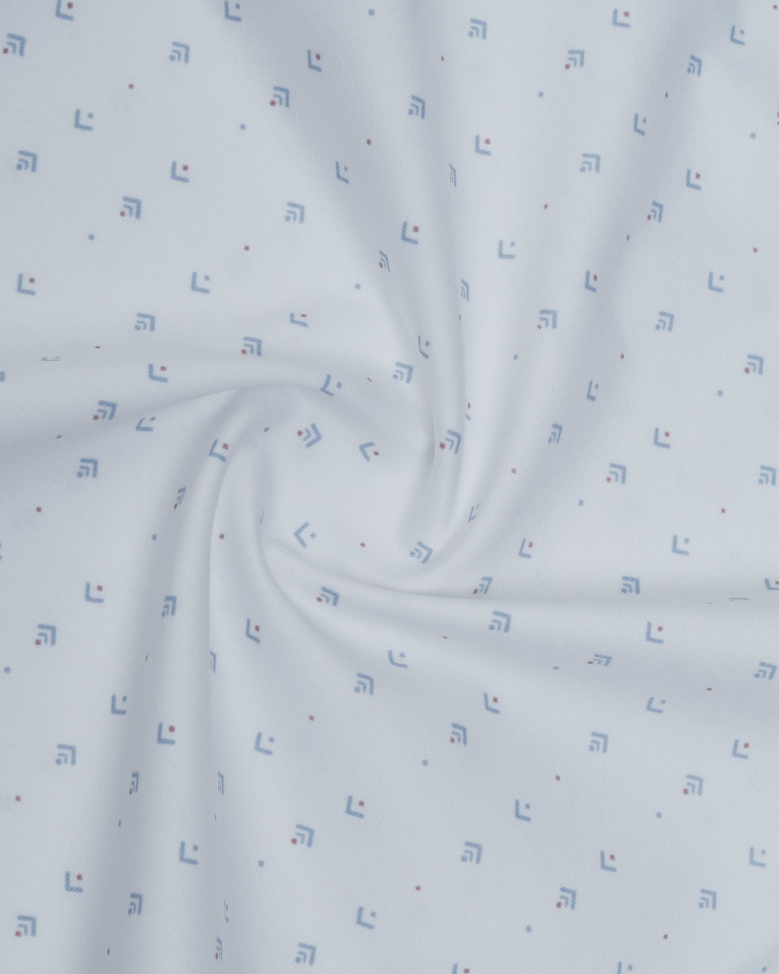 White Printed Polo - Kima