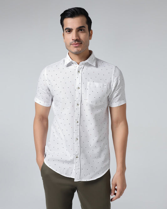 White Printed Shirt - Fylor